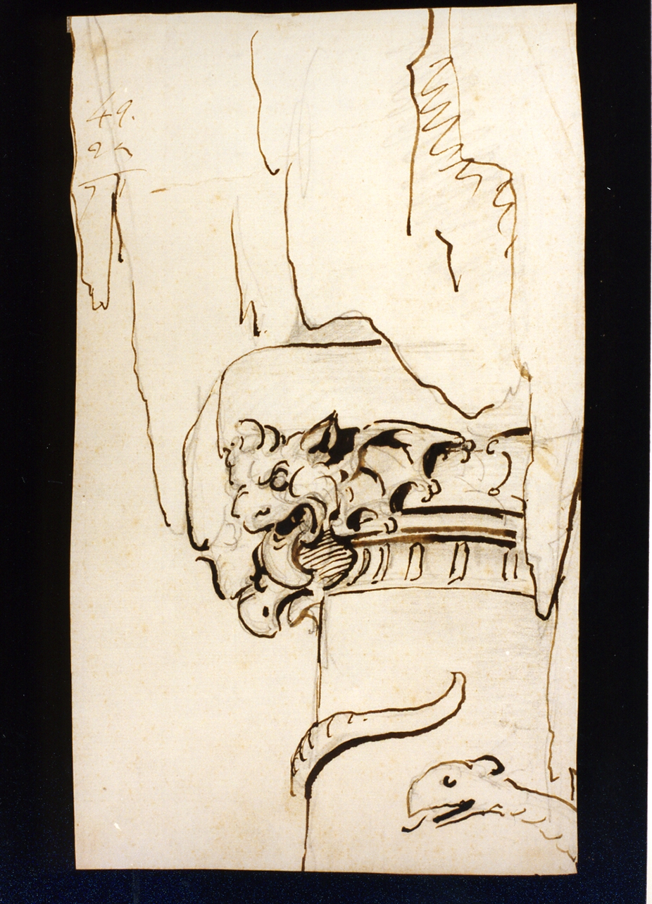 studio di scenografia (disegno) di Niccolini Antonio (scuola) (sec. XIX)