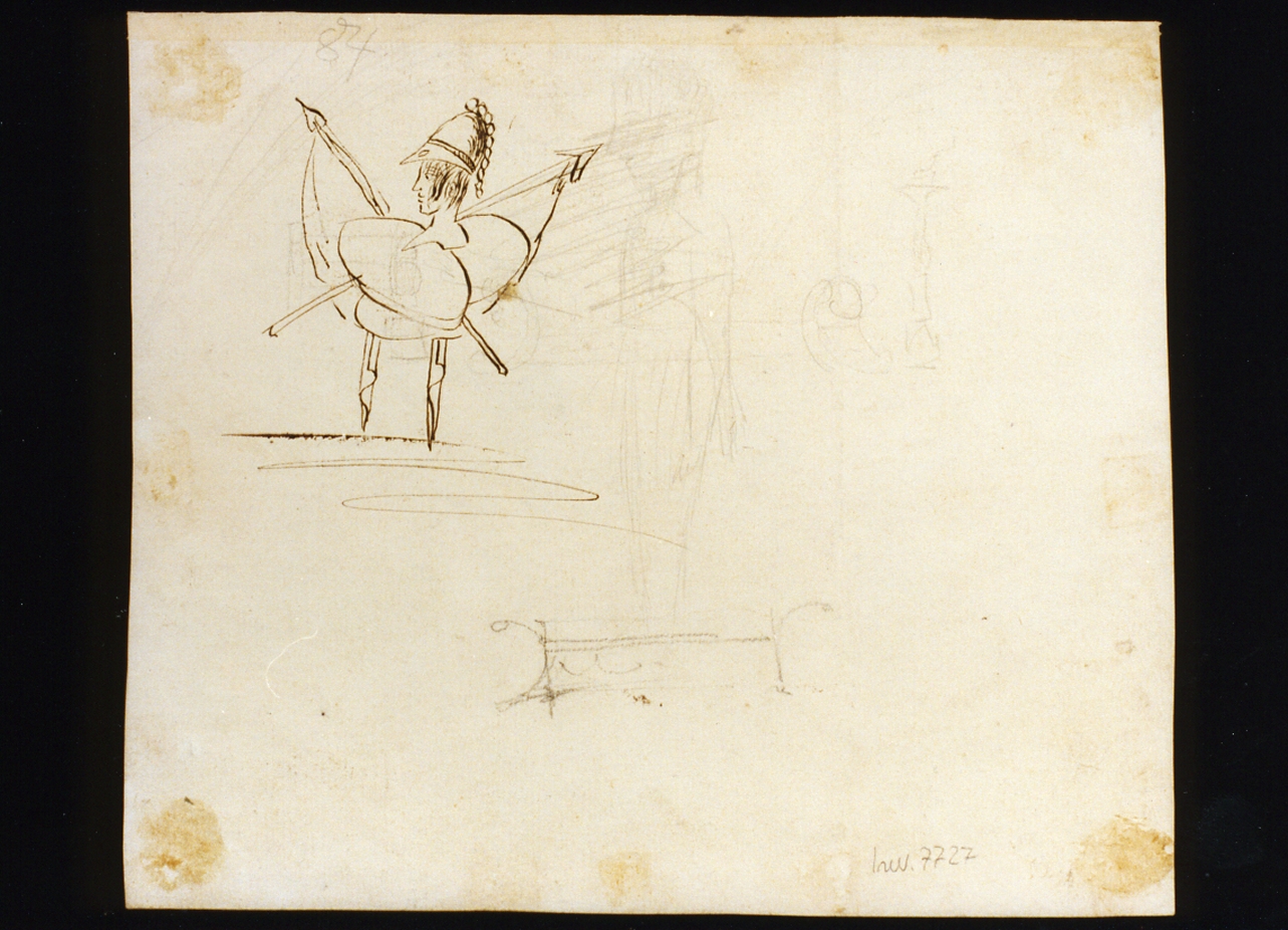 studio di scenografia (disegno) di Niccolini Antonio (scuola) (sec. XIX)