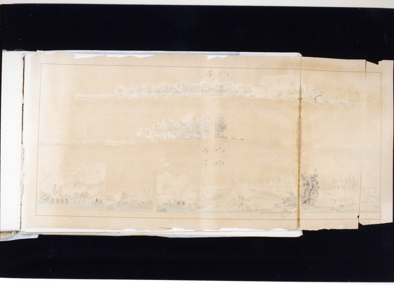 tavola topografica della costa (disegno) di Niccolini Antonio (prima metà sec. XIX)