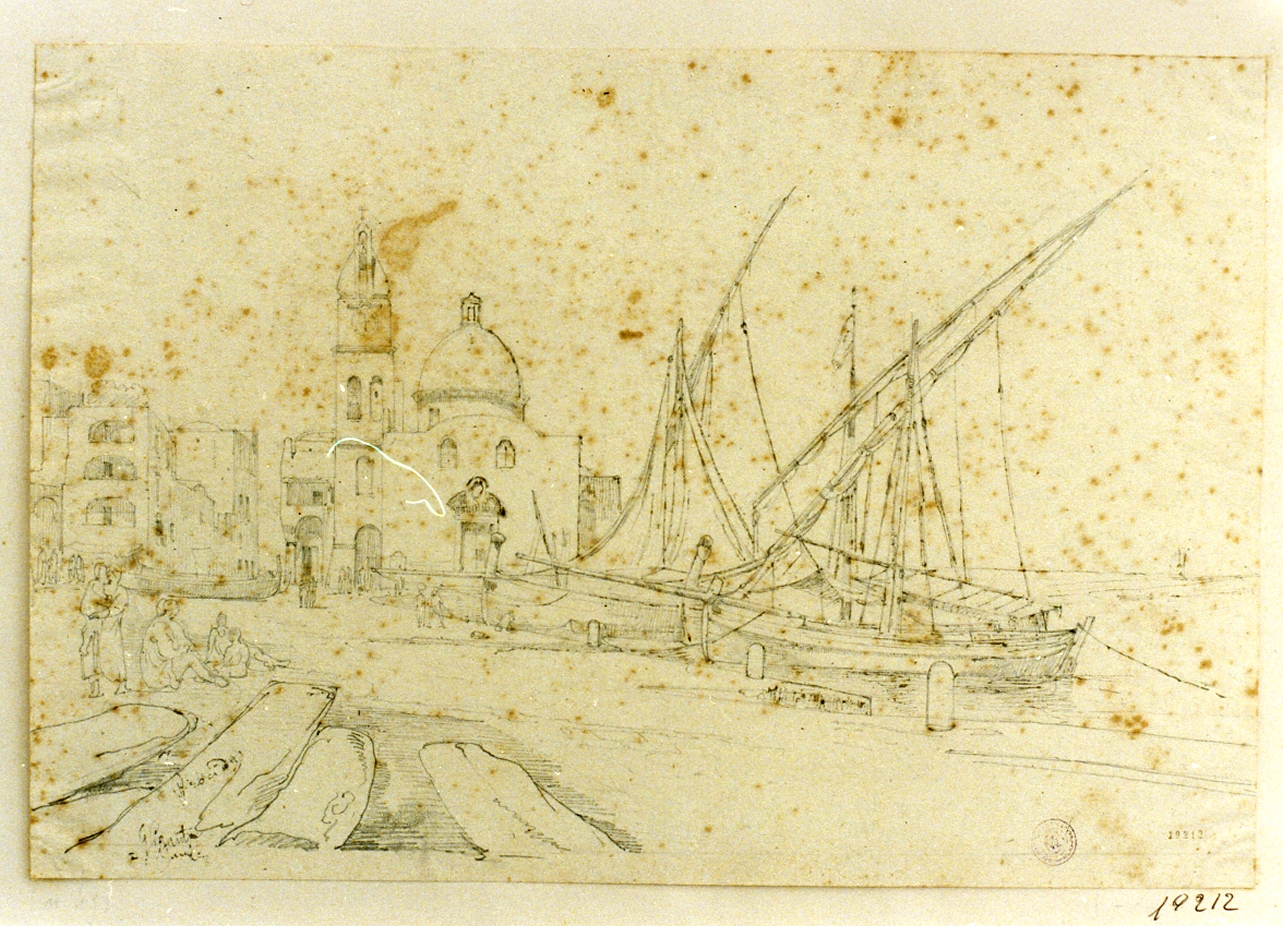 veduta di Procida (disegno) di Gigante Giacinto (prima metà sec. XIX)