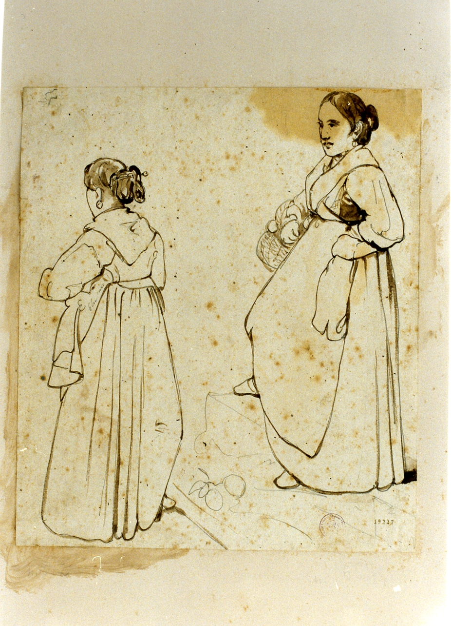 popolane (disegno) di Gigante Giacinto (prima metà sec. XIX)
