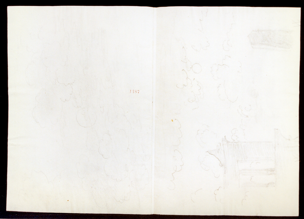 schizzo per scenografia (disegno) di Niccolini Antonio (scuola) (sec. XIX)