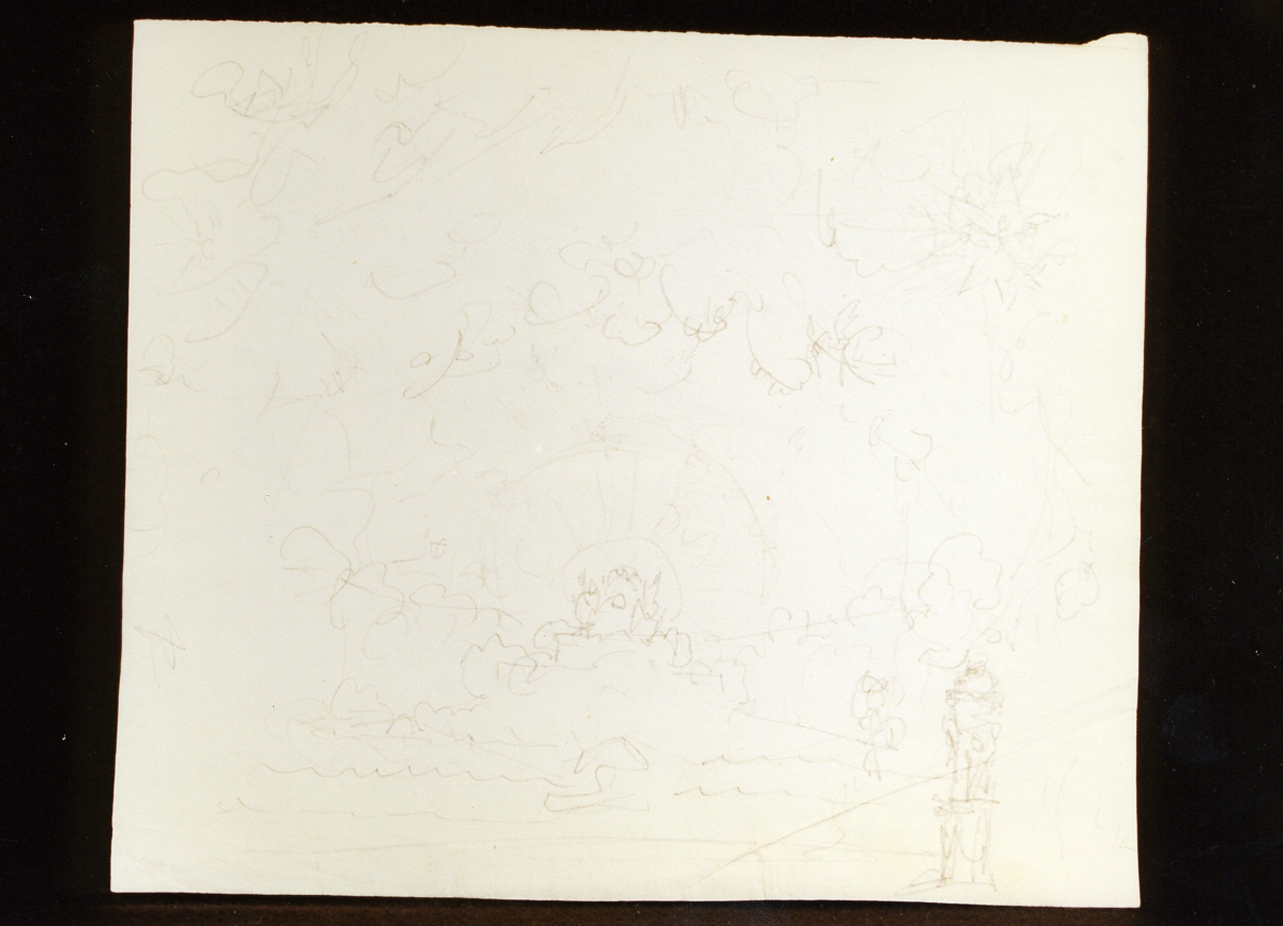 schizzo per scenografia (disegno) di Niccolini Antonio (scuola) (sec. XIX)