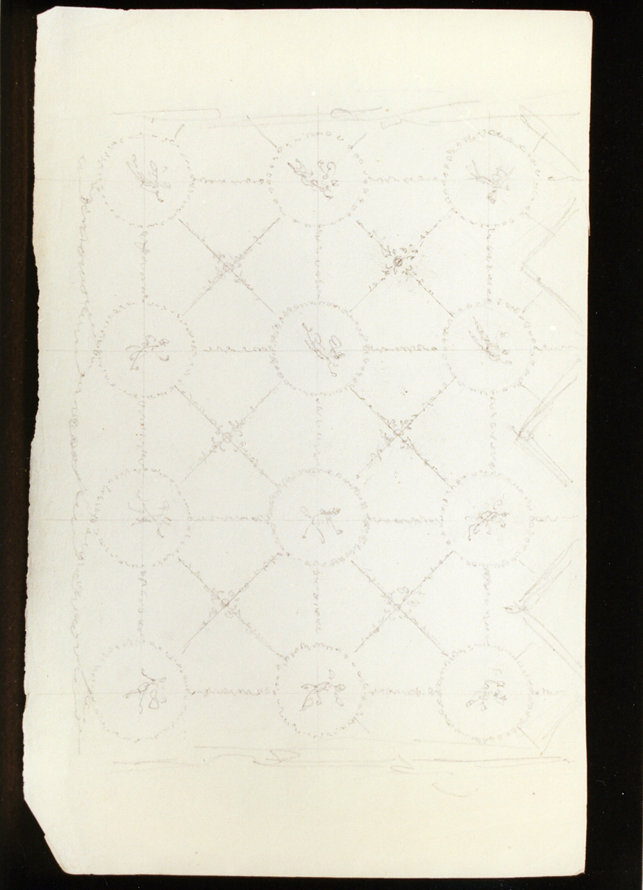 schizzo per elemento scenografico (disegno) di Niccolini Antonio (scuola) (sec. XIX)