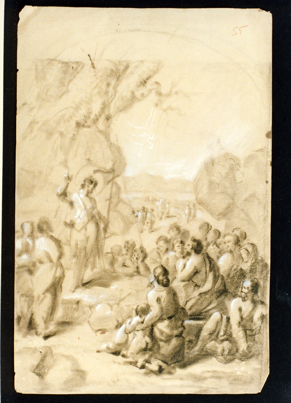 predica del Battista (disegno) di De Vivo Tommaso (sec. XIX)