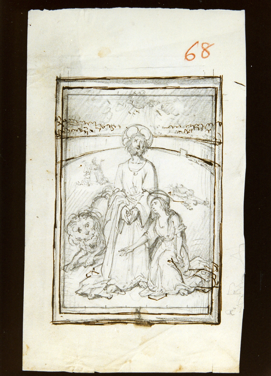 scena mistica (disegno) di De Vivo Tommaso (sec. XIX)