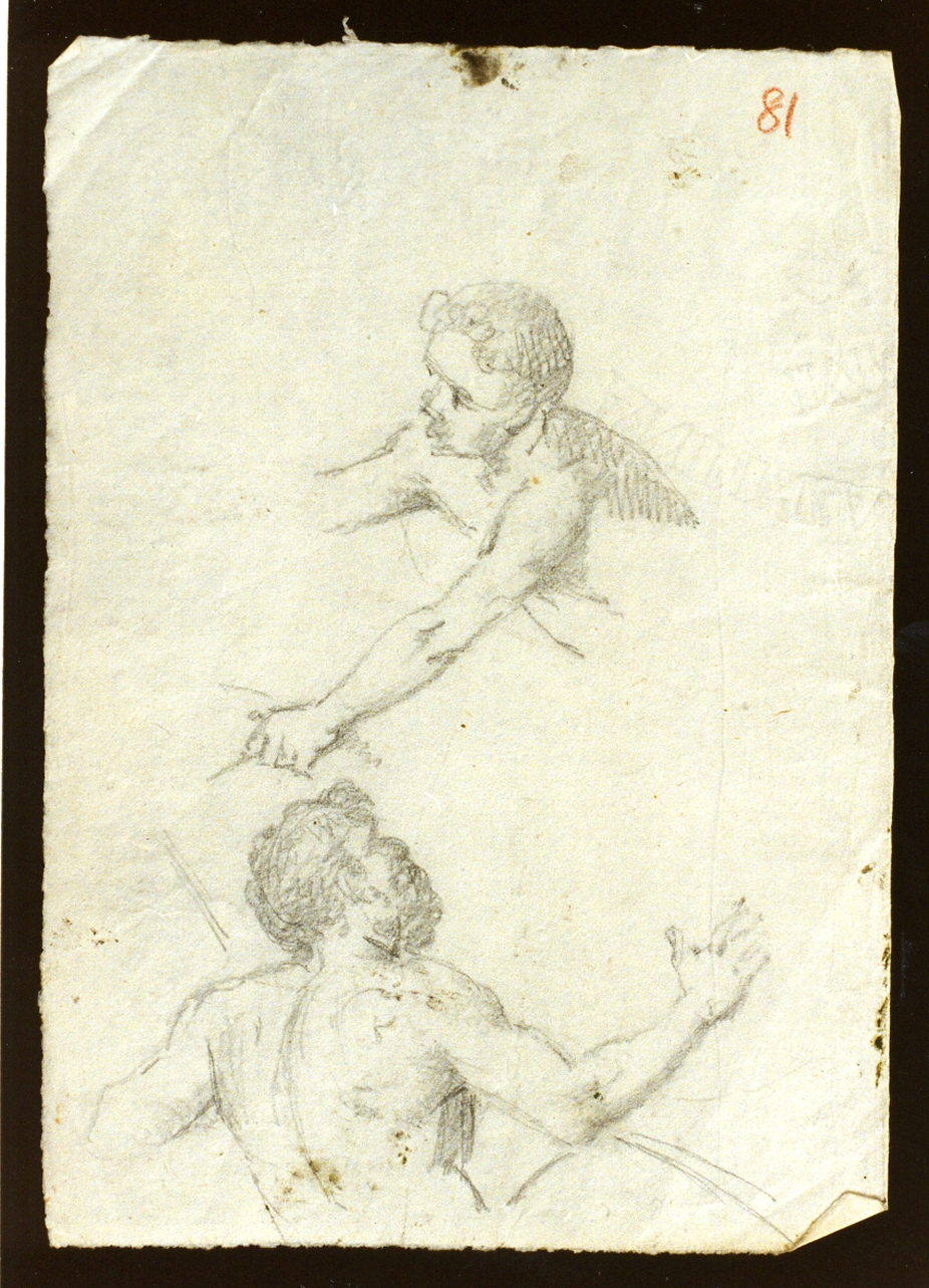 studio di figure maschili (disegno) di De Vivo Tommaso (sec. XIX)