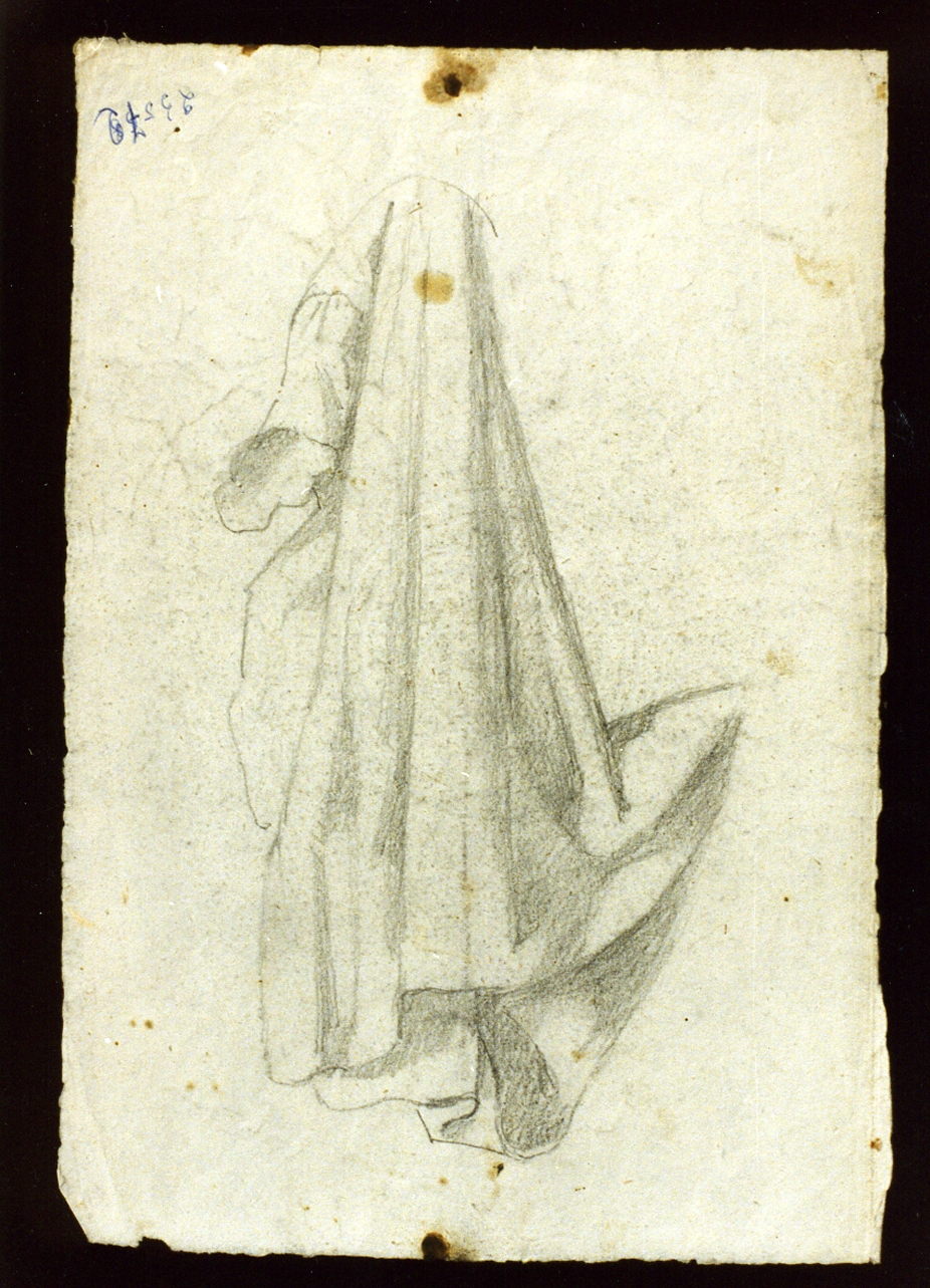 studio di panneggio (disegno) di De Vivo Tommaso (sec. XIX)