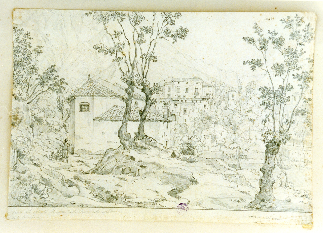 veduta del monte Fenestra (disegno) di Gigante Ercole Leone (sec. XIX)