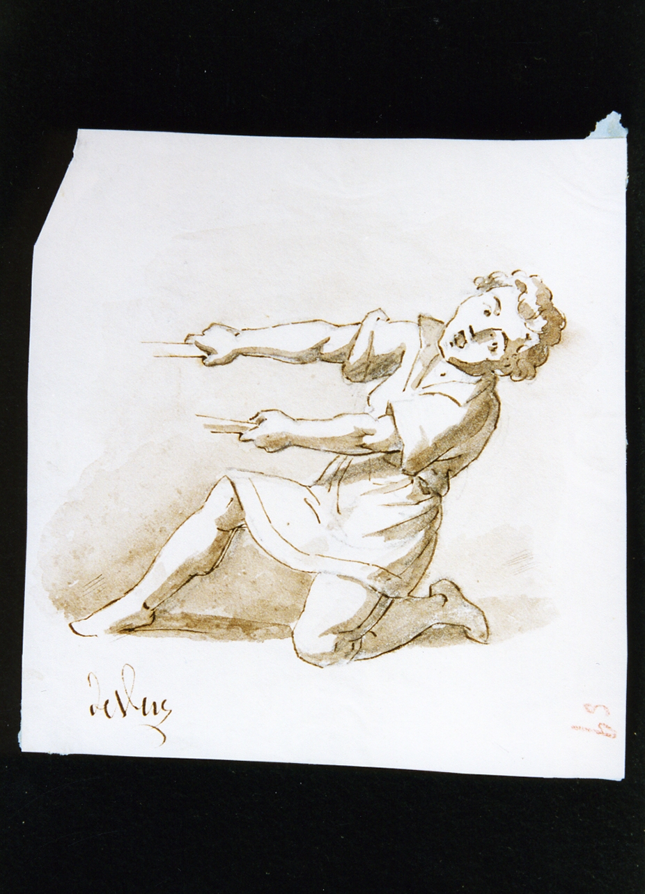 studio di fanciullo (disegno) di De Vivo Tommaso (sec. XIX)