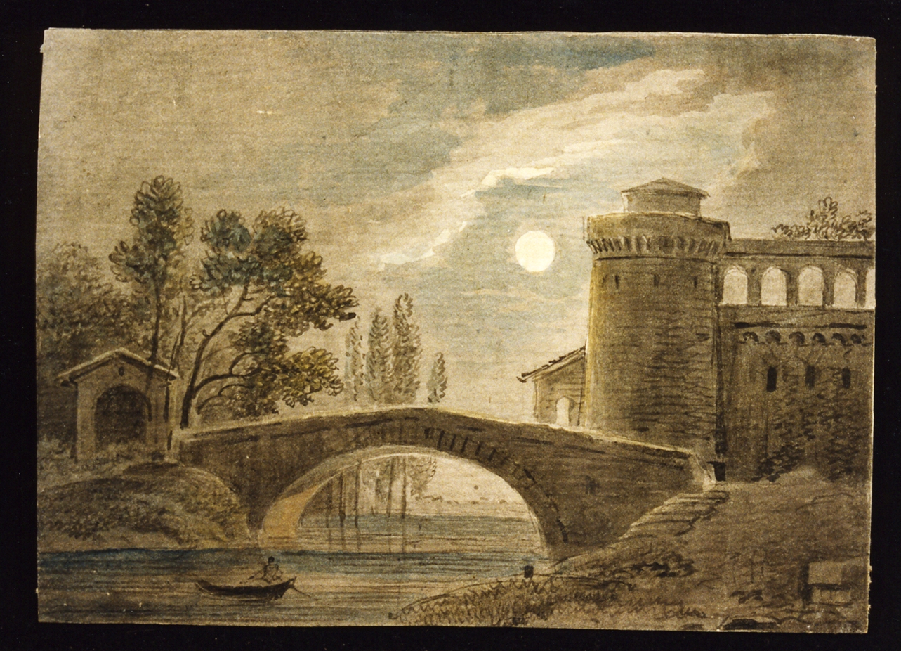 bozzetto di scenografia (disegno) di Niccolini Antonio (scuola) (sec. XIX)