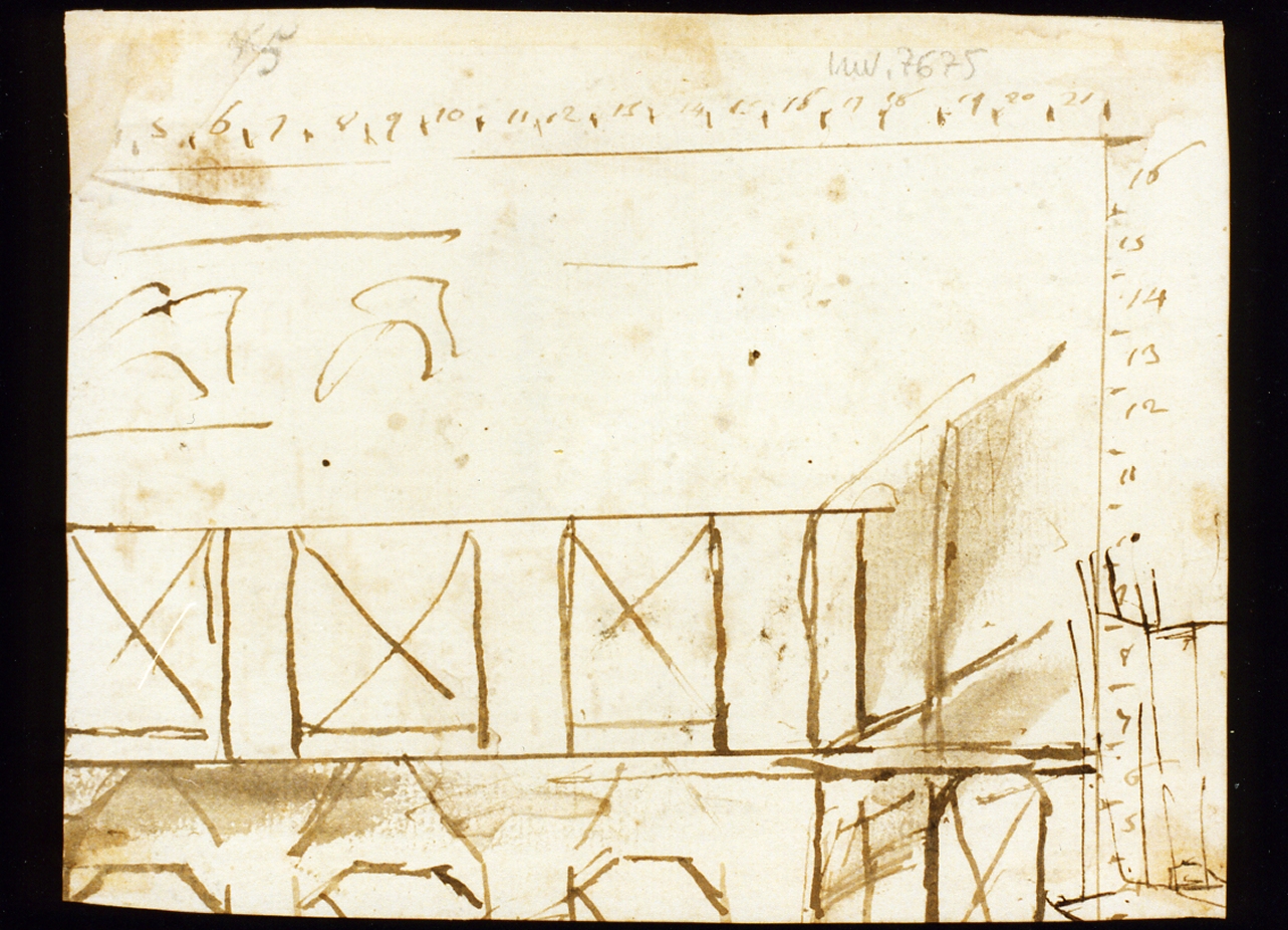scenografia (disegno) di Niccolini Antonio (scuola) (sec. XIX)