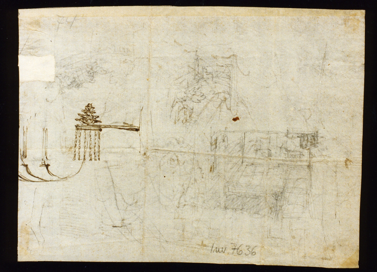 schizzo (disegno) di Niccolini Antonio (scuola) (sec. XIX)