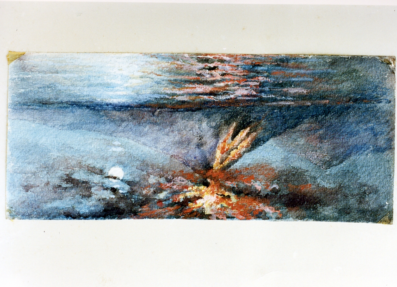 eruzione del Vesuvio del 1906 (disegno) - ambito europeo (sec. XX)