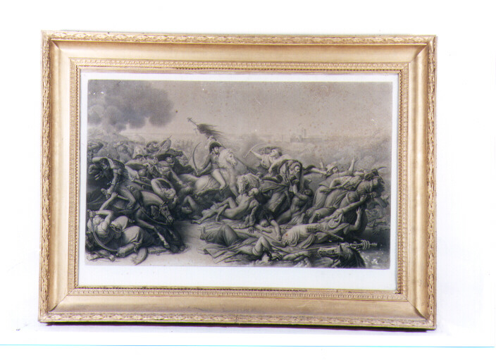 Gioacchino Murat nella battaglia di Abukir in Egitto (disegno) di Angelini Costanzo (sec. XIX)