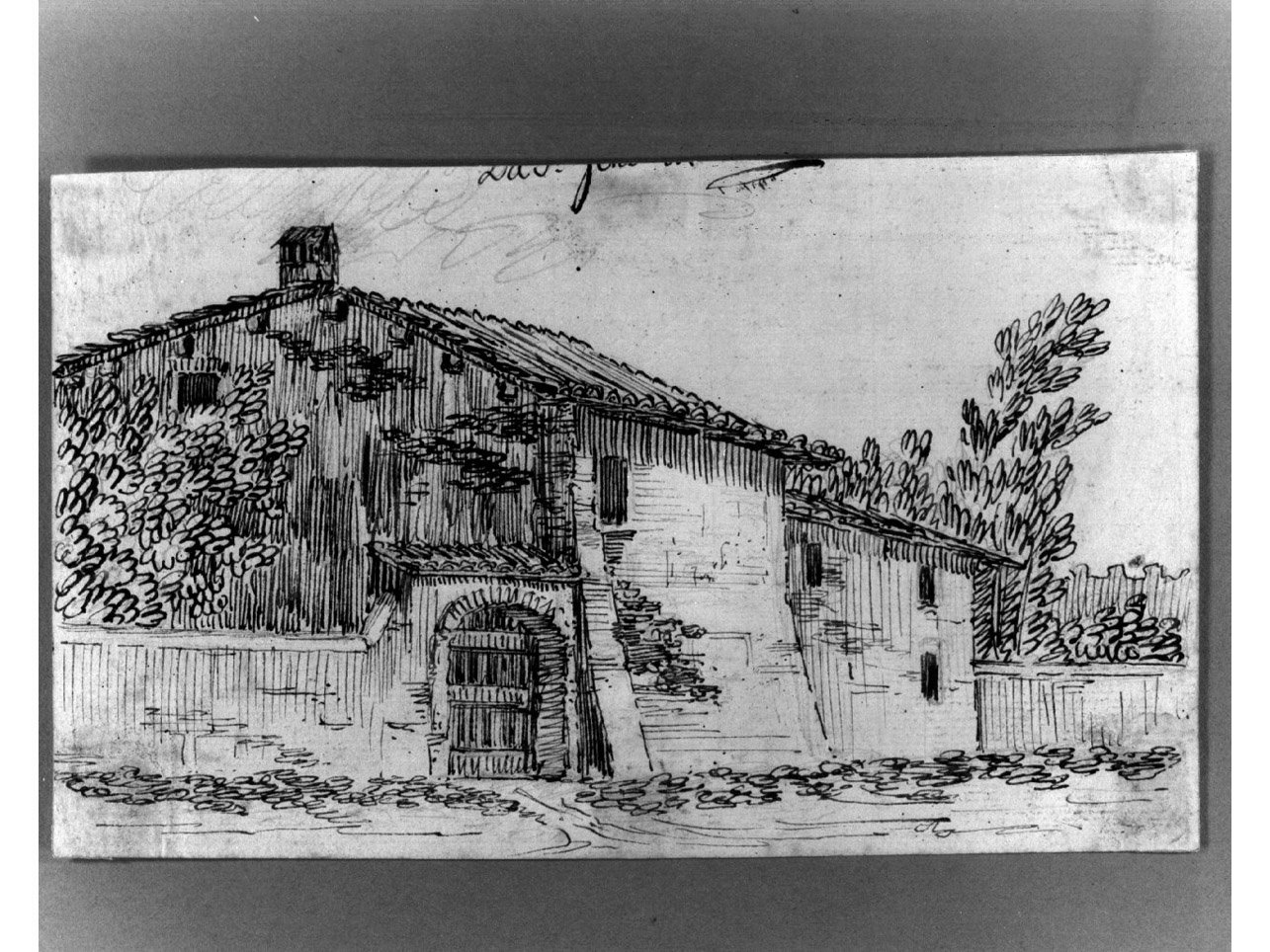 casa rustica (disegno, elemento d'insieme) di Niccolini Antonio (sec. XIX)