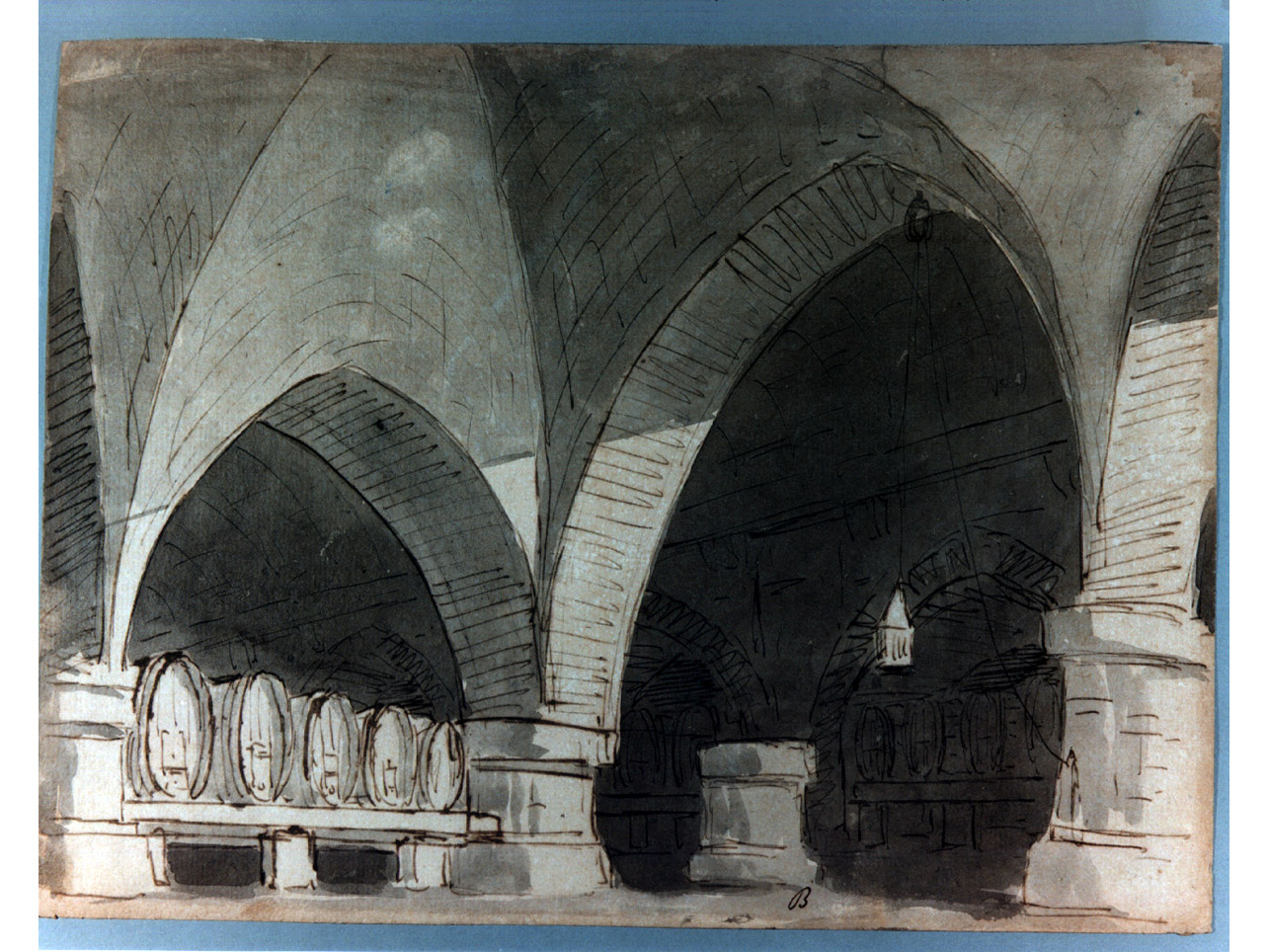 sotterraneo (disegno) di Niccolini Antonio (sec. XIX)