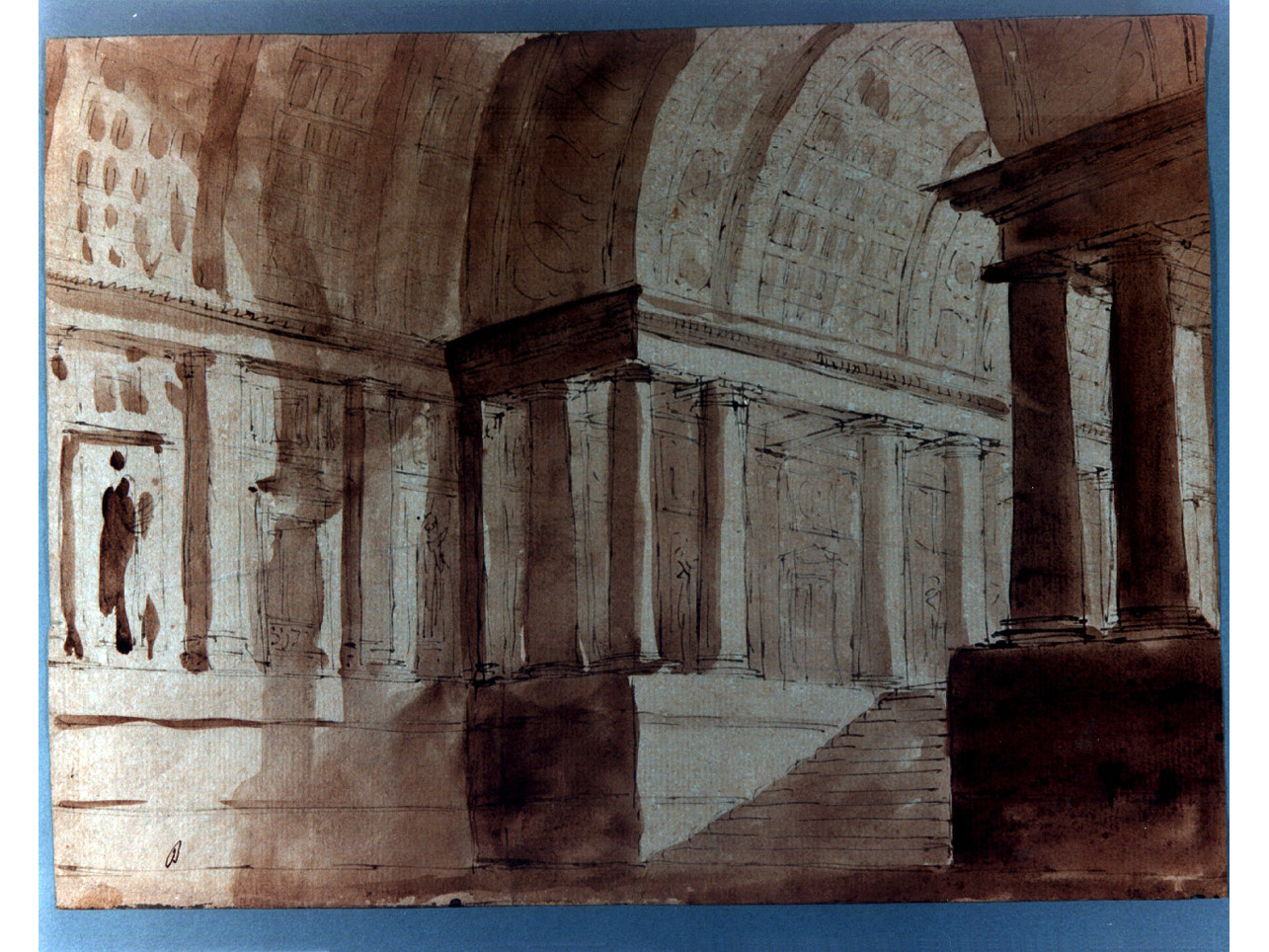 interno (disegno) di Niccolini Antonio (sec. XIX)