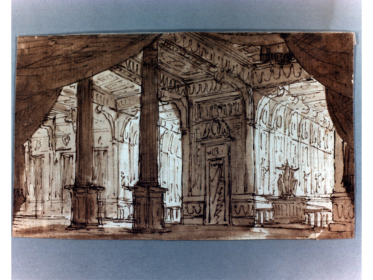 interno (disegno) di Niccolini Antonio (sec. XIX)