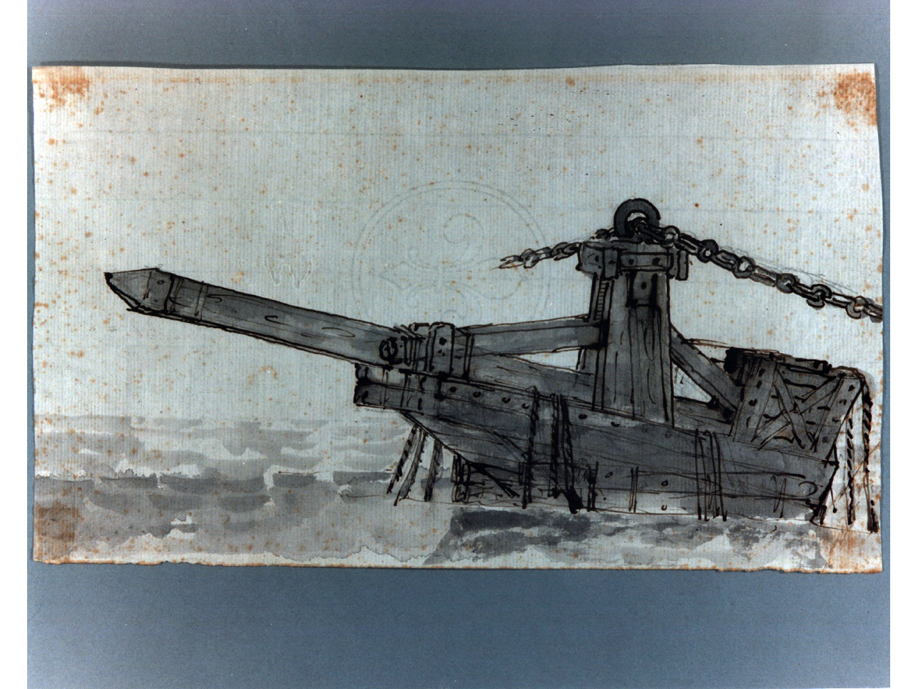 sbarramenti difensivi (disegno, elemento d'insieme) di Niccolini Antonio (sec. XIX)