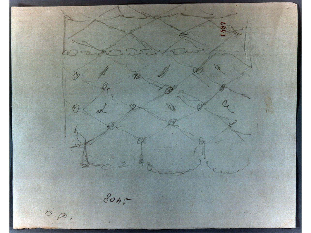 motivi decorativi (disegno, elemento d'insieme) di Niccolini Antonio (sec. XIX)