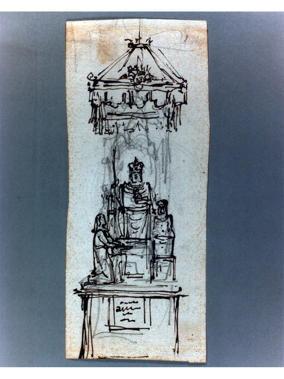 monumento (disegno, elemento d'insieme) di Niccolini Antonio (sec. XIX)