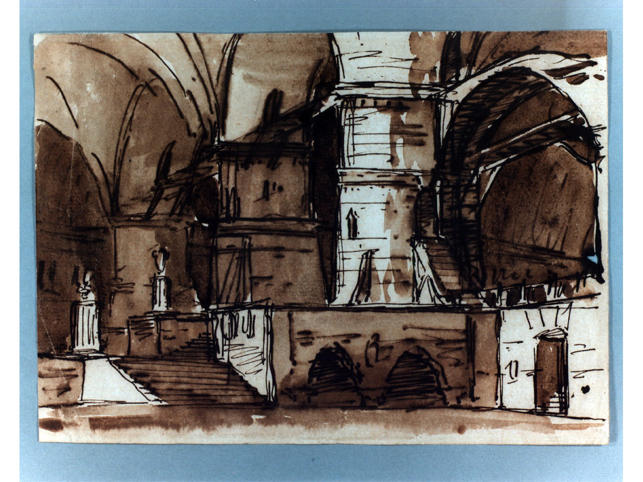 interno (disegno) di Niccolini Antonio (sec. XIX)