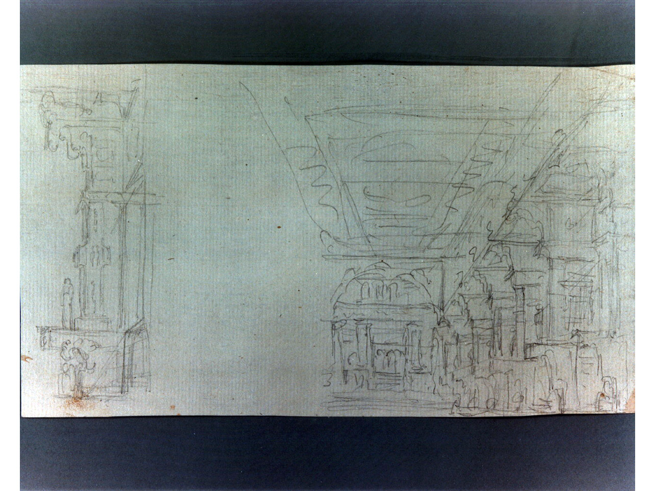 tempio (disegno) di Niccolini Antonio (sec. XIX)
