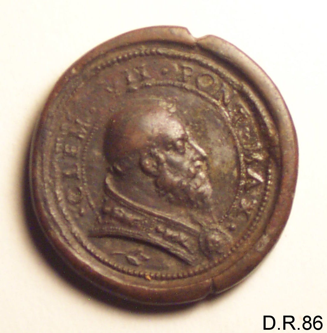 medaglia di Bernardi Giovanni Desiderio (secondo quarto sec. XVI)