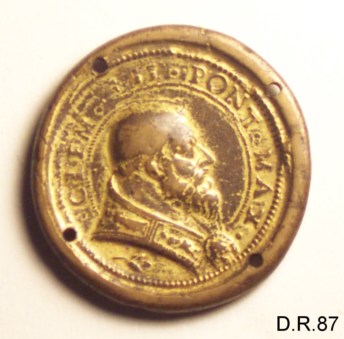 medaglia di Bernardi Giovanni Desiderio (secondo quarto sec. XVI)