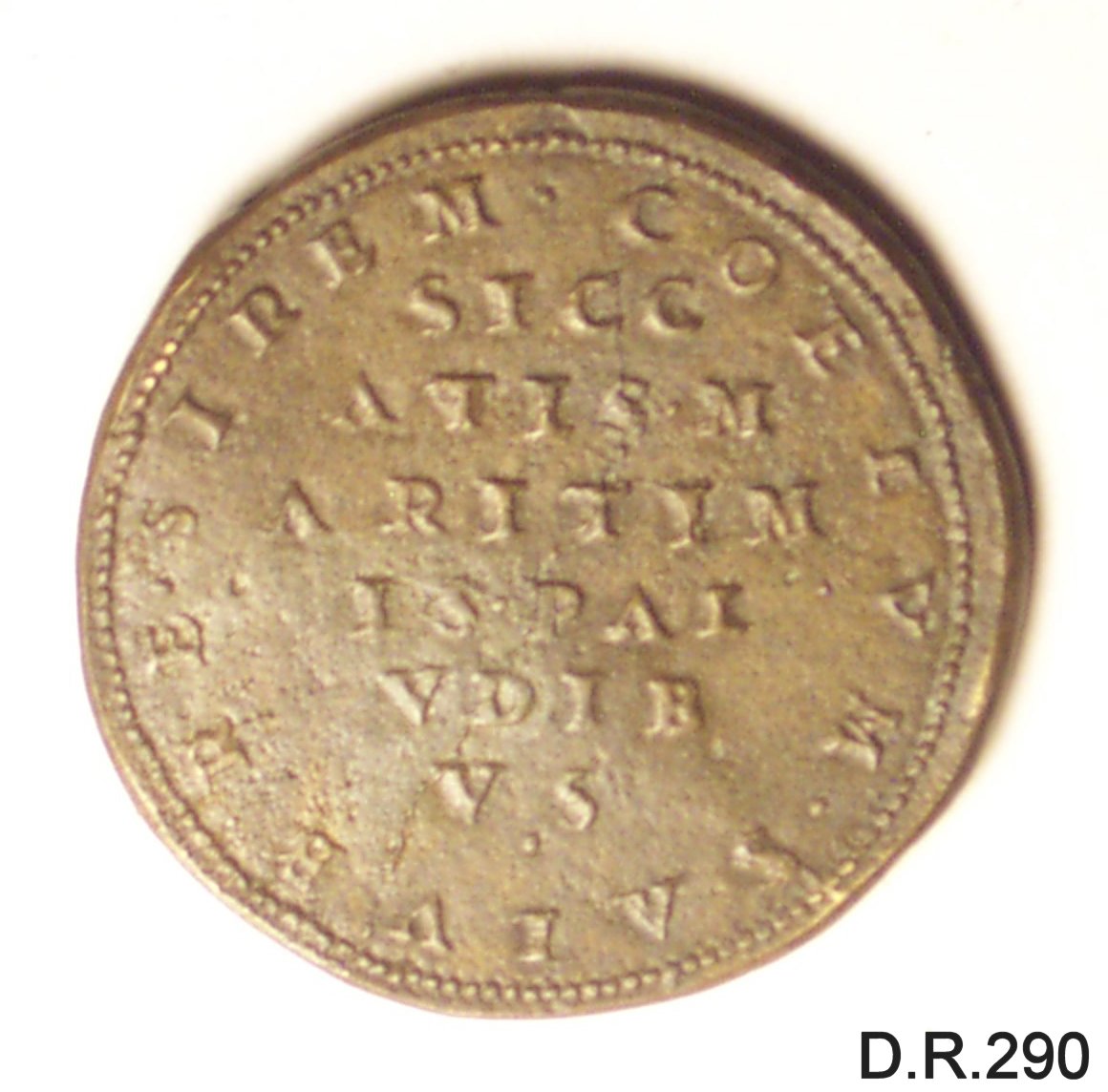 medaglia di Galeotti Pietro Paolo (metà sec. XVI)