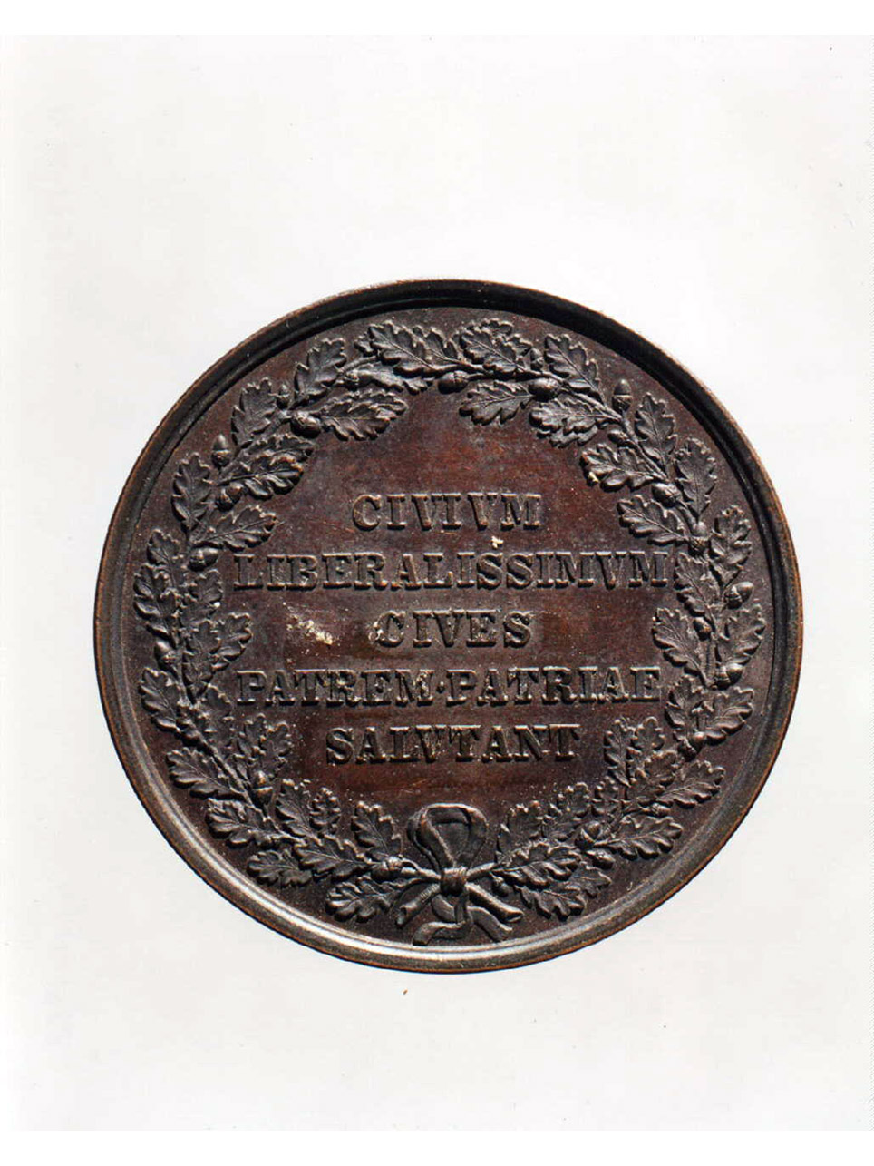 medaglia - ambito napoletano (sec. XIX)