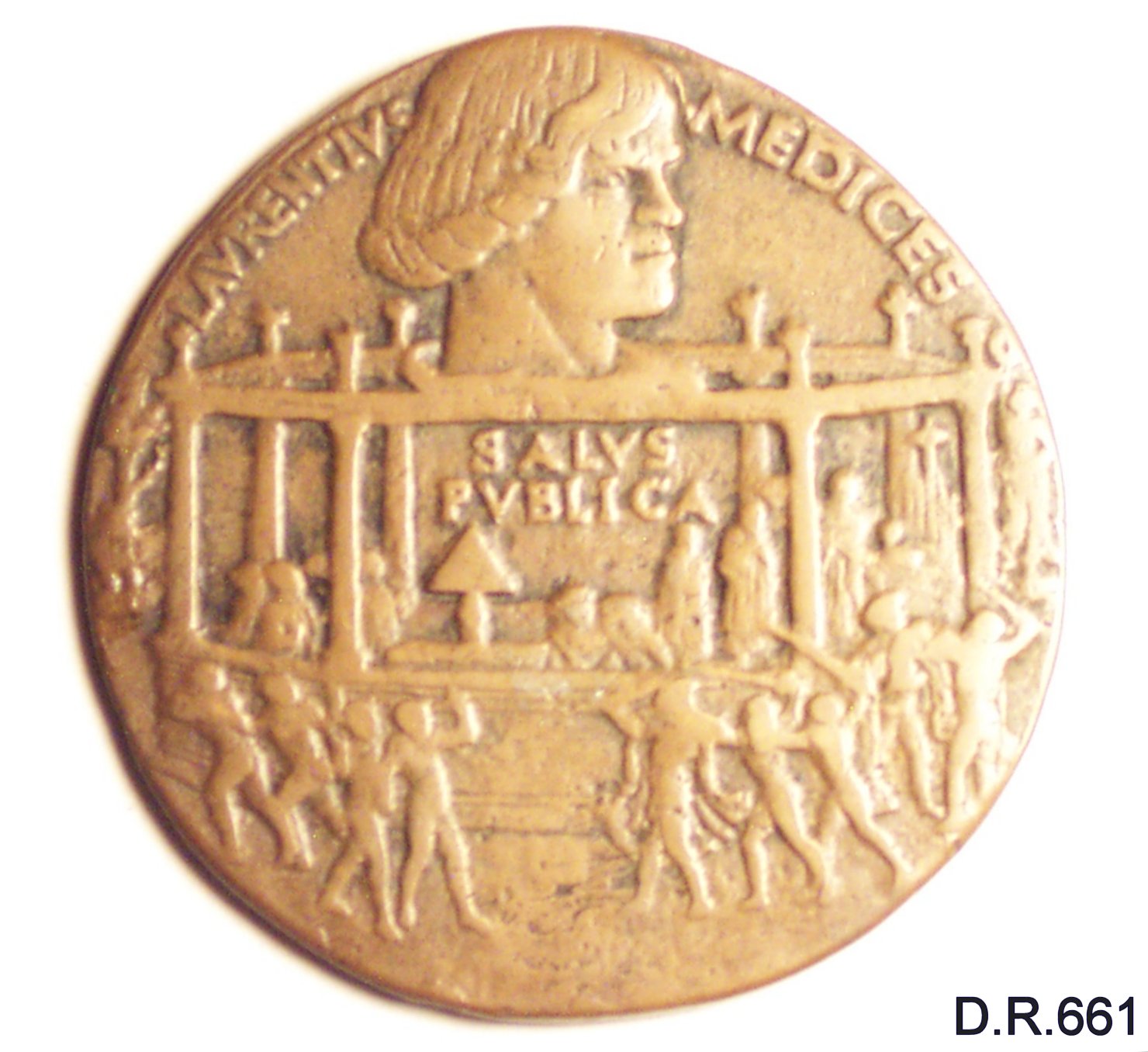 medaglia di Bertoldo di Giovanni (sec. XV)