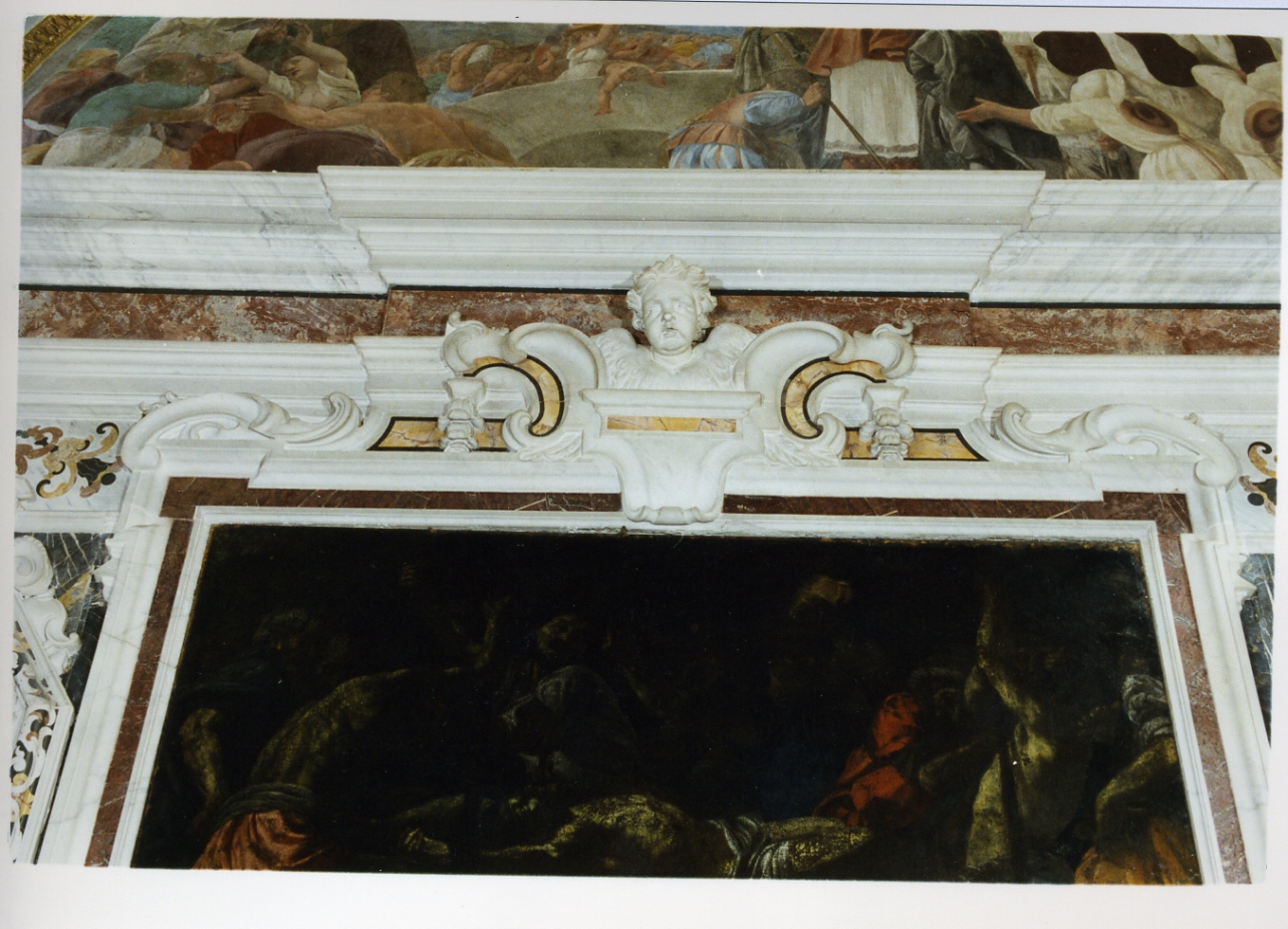 putto alato (cornice) di Vaccaro Domenico Antonio (sec. XVIII)