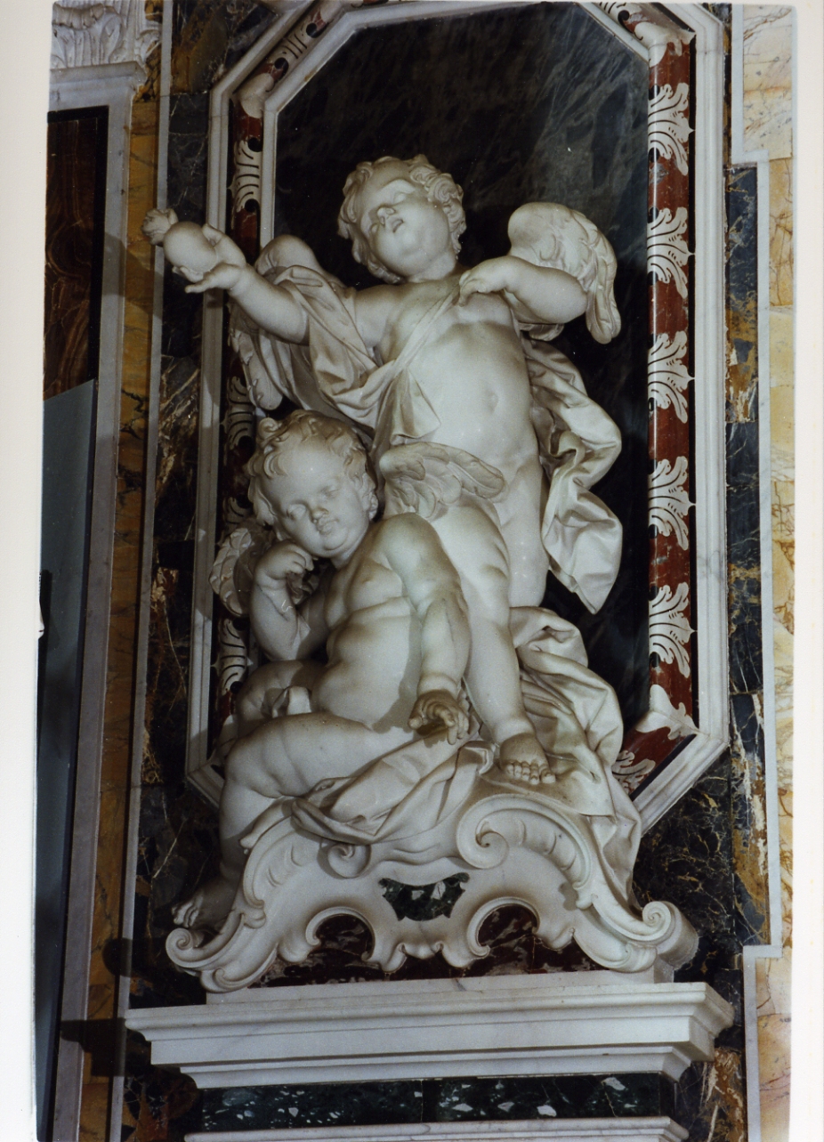 putti (gruppo scultoreo) di Sanmartino Giuseppe (sec. XVIII)