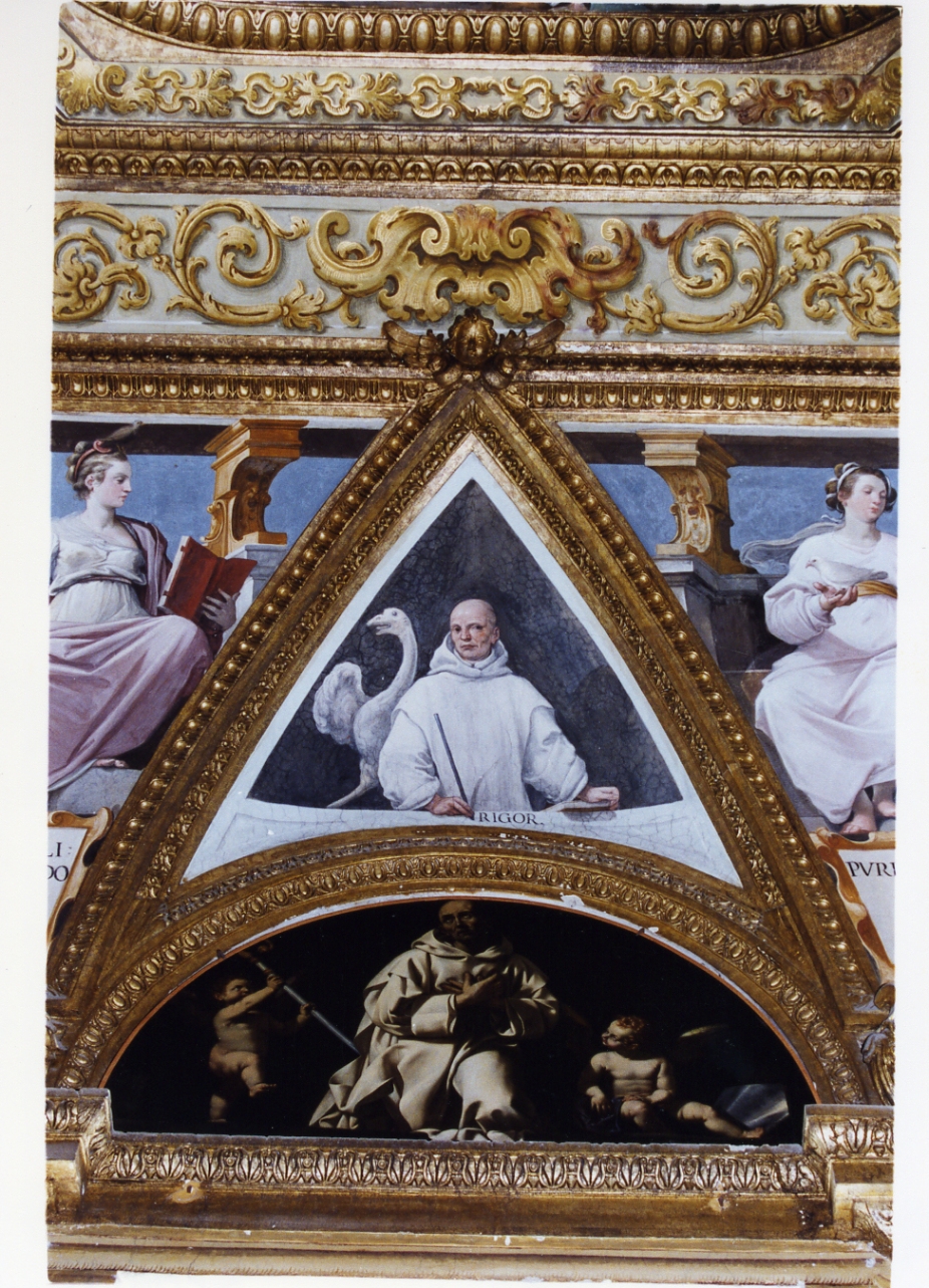 monaco certosino che allude al rigore (dipinto) di Corenzio Belisario (sec. XVII)