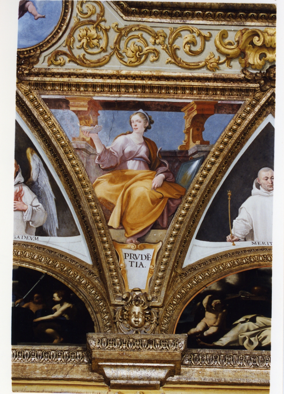 allegoria della Prudenza (dipinto) di Corenzio Belisario (sec. XVII)