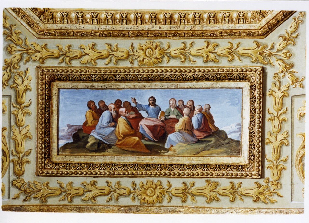 Cristo tra gli apostoli (dipinto) di Corenzio Belisario (sec. XVII)