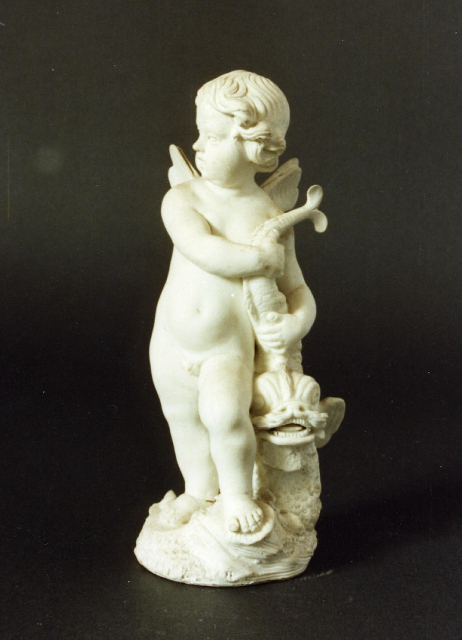 putto alato (statuetta) - Real Fabbrica di Napoli (secc. XVIII/ XIX)