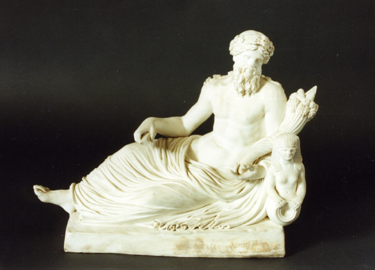 figura maschile distesa (statuetta) - Real Fabbrica di Napoli (secc. XVIII/ XIX)