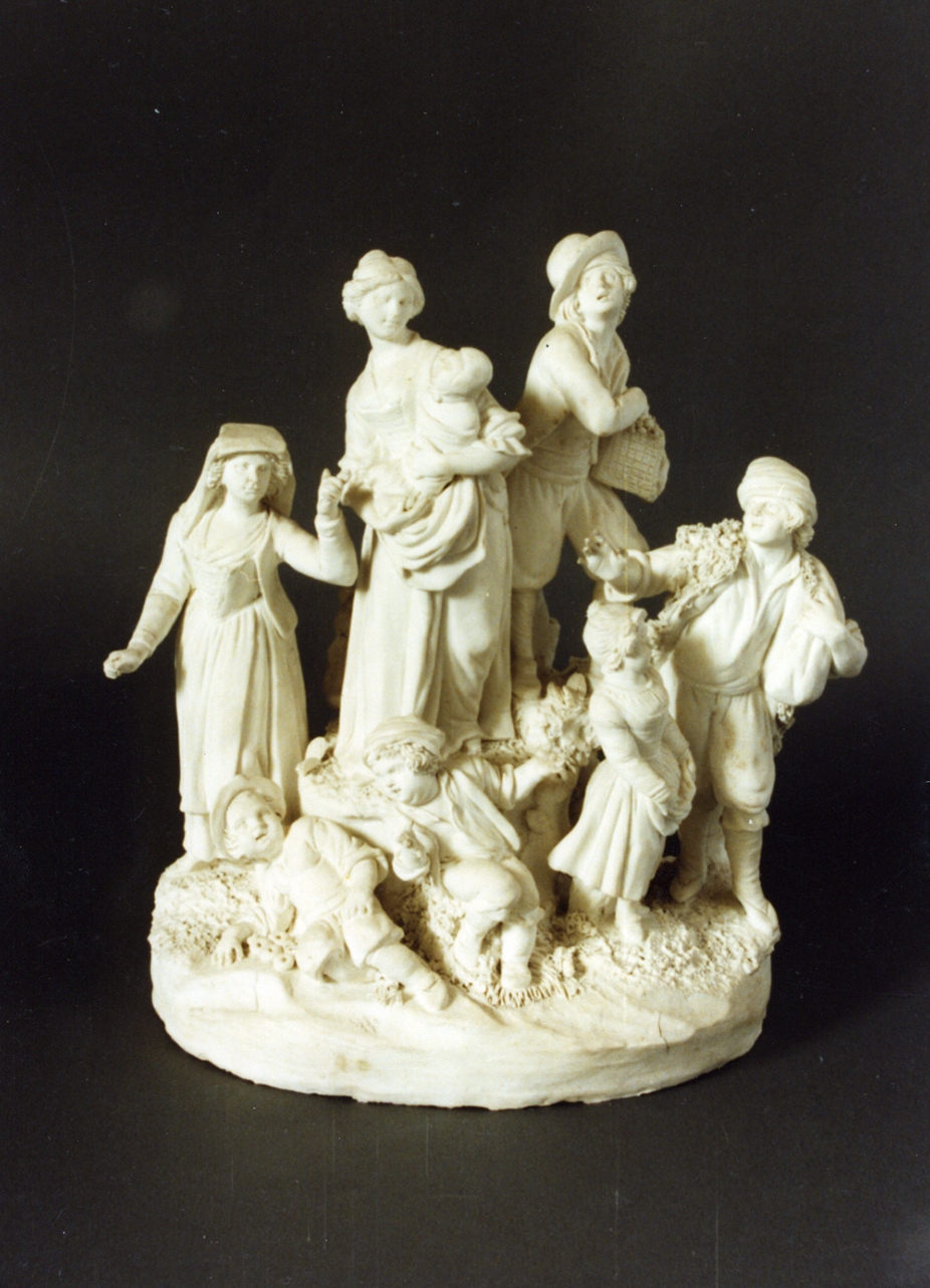 scena campestre (gruppo scultoreo) - Real Fabbrica di Napoli (secc. XVIII/ XIX)