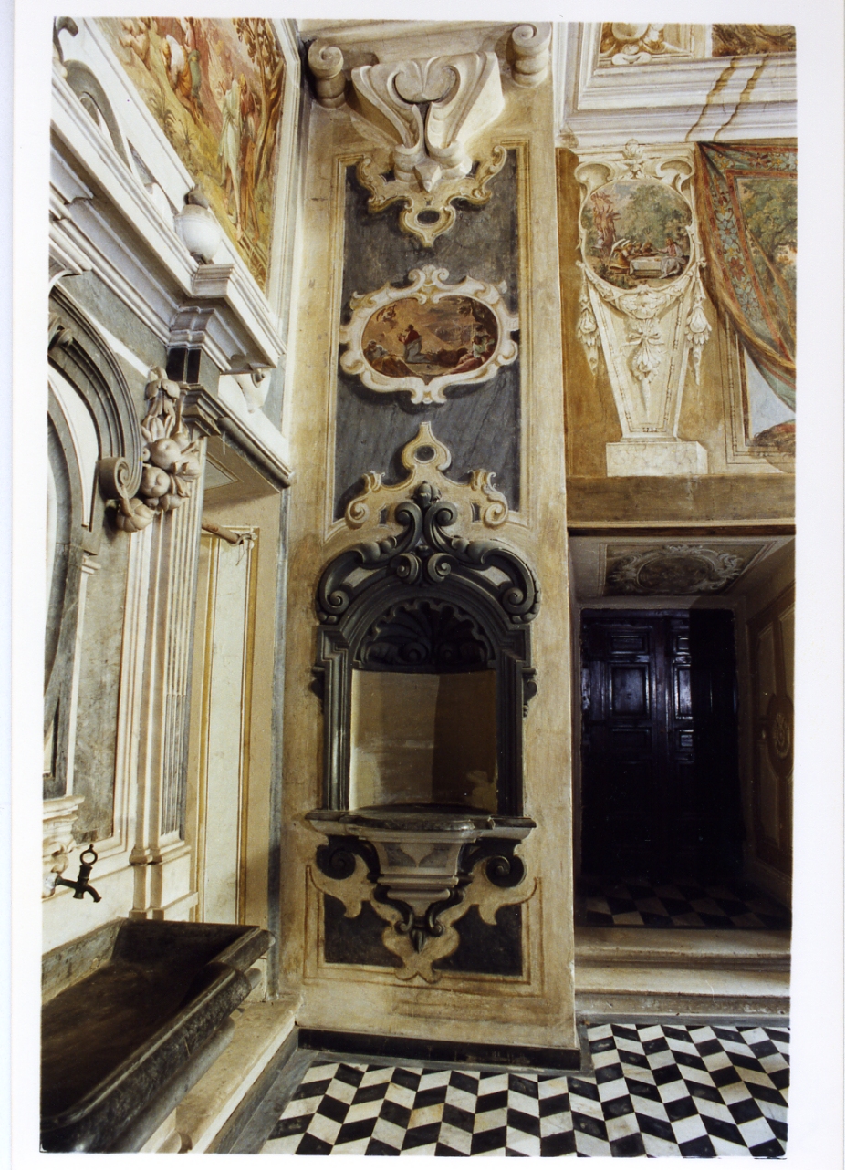 motivi decorativi (dipinto, serie) - ambito napoletano (sec. XVII)