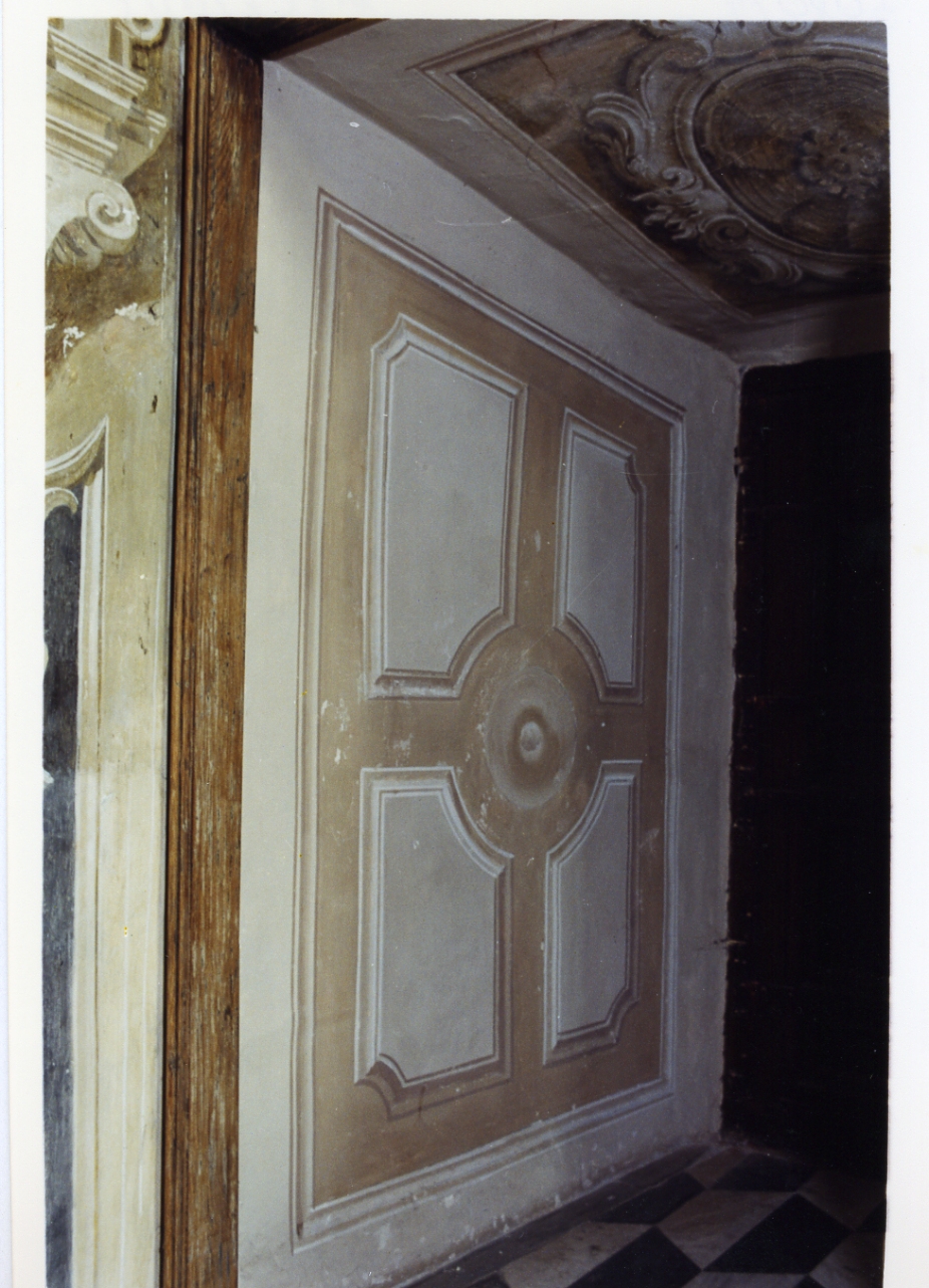 motivi decorativi geometrici (dipinto, serie) - ambito napoletano (sec. XVII)