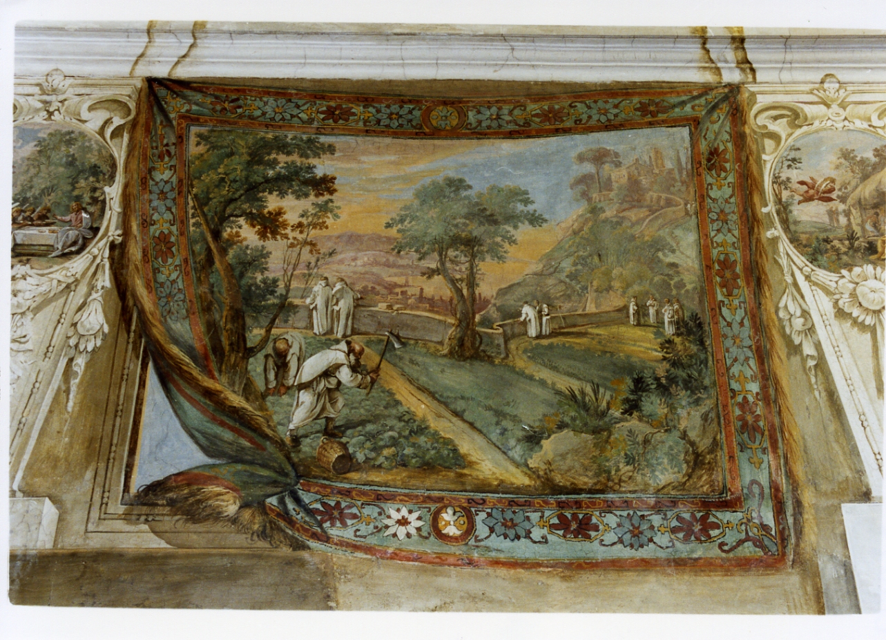 scena di vita campestre (dipinto) di Gargiulo Domenico detto Micco Spadaro (sec. XVII)