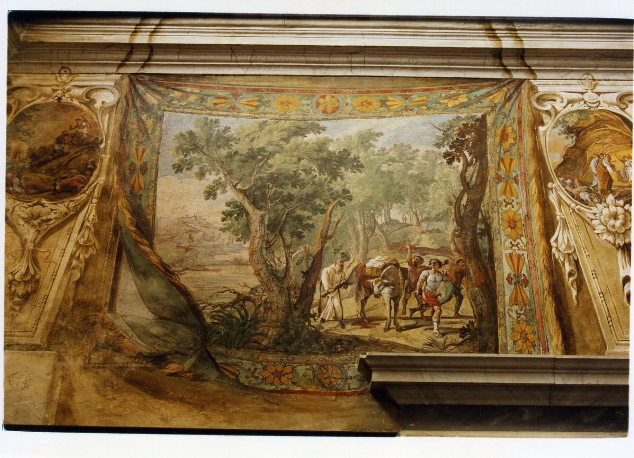 episodio della vita del beato Guglielmo da Garresio (dipinto) di Gargiulo Domenico detto Micco Spadaro (sec. XVII)