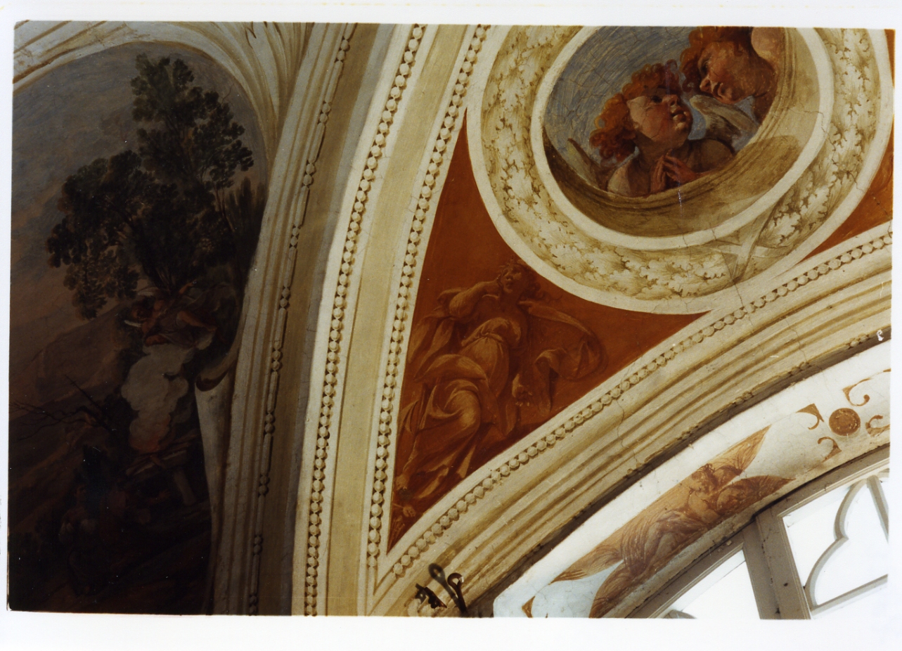 figura allegorica femminile (dipinto) - ambito napoletano (sec. XVII)