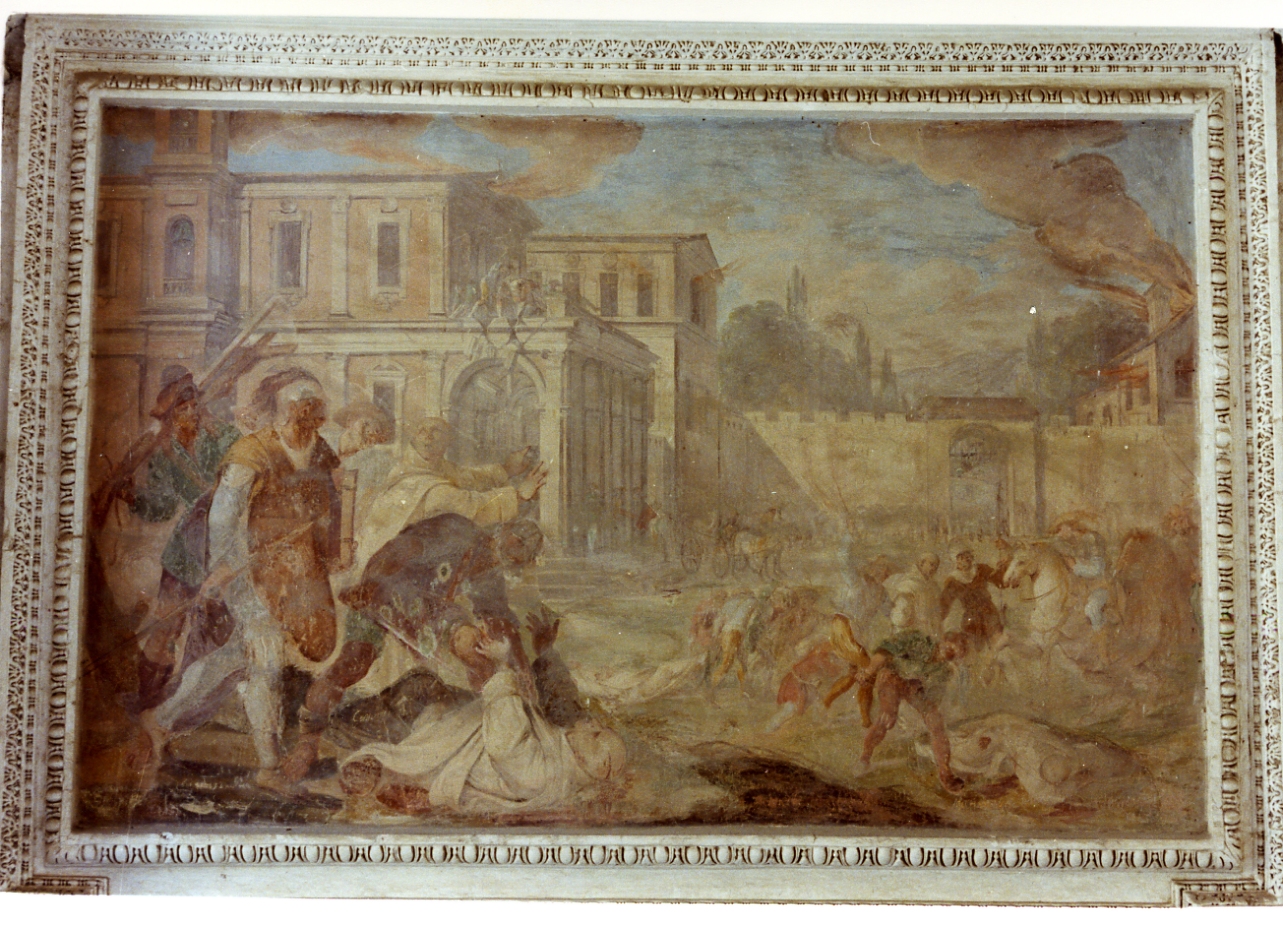 persecuzioni dei certosini in Inghilterra (dipinto) di Gargiulo Domenico detto Micco Spadaro (sec. XVII)