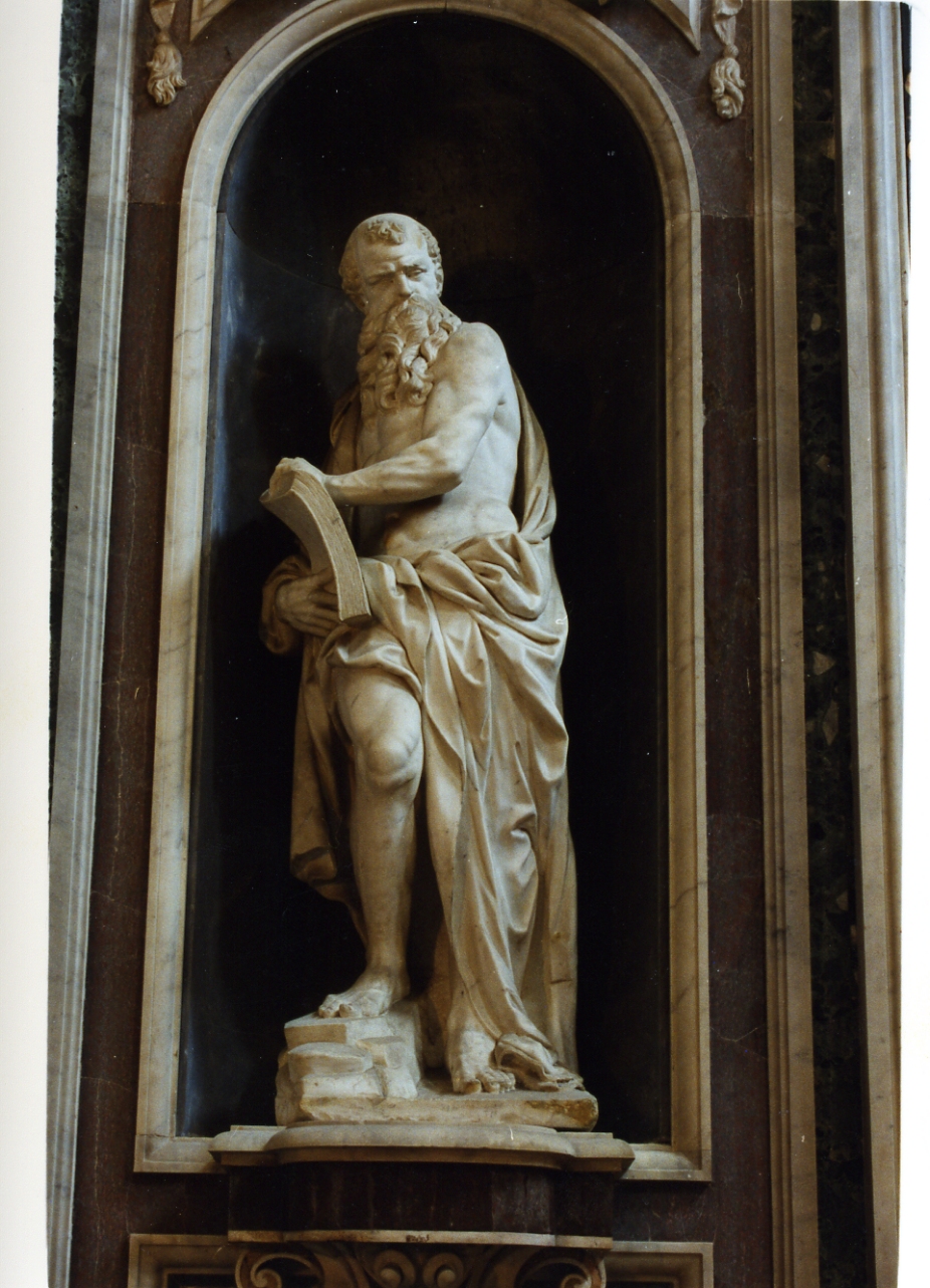 San Girolamo (statua) di Rondone Alessandro, Fanzago Cosimo (secc. XVII/ XVIII)