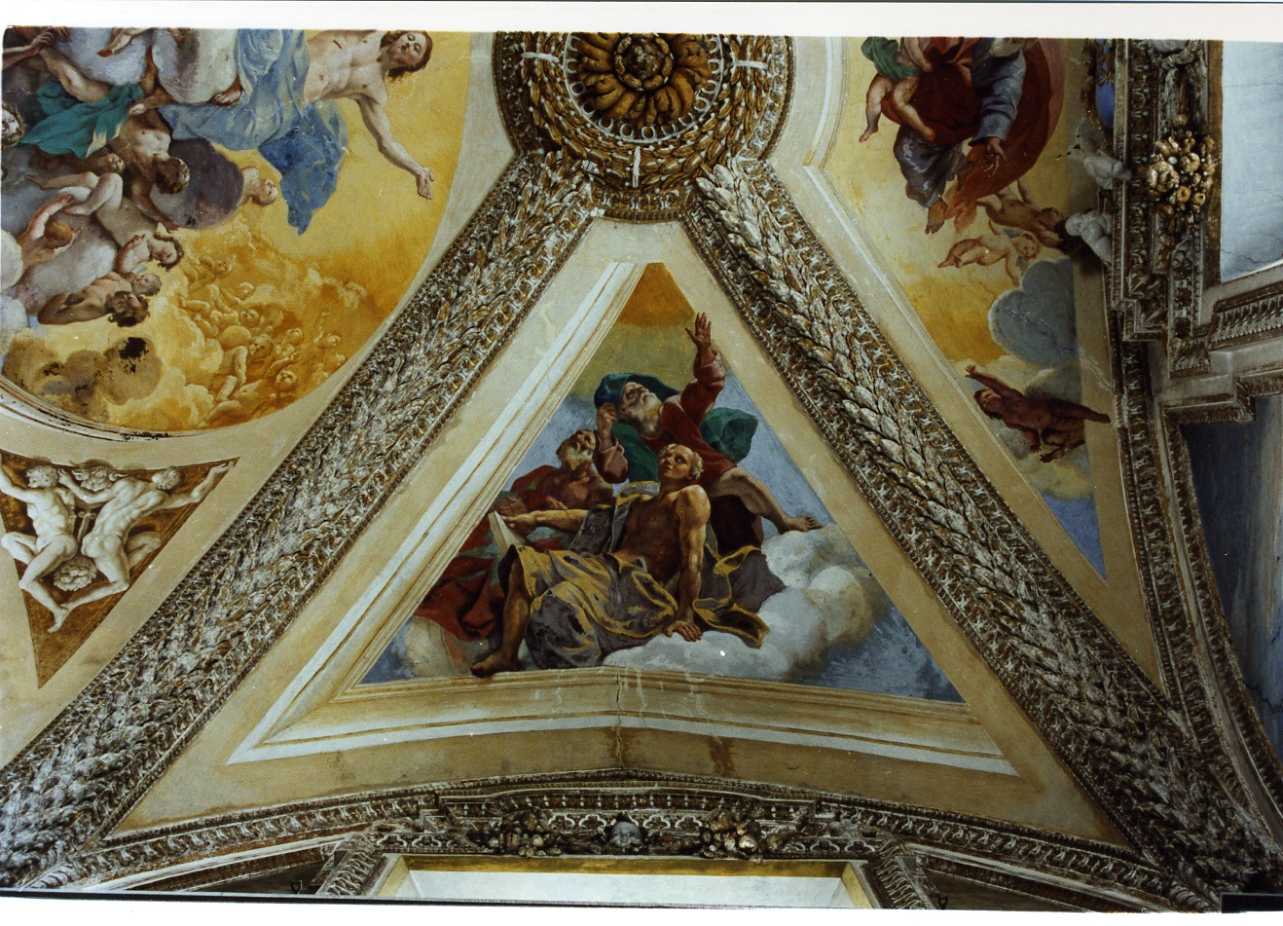 Lazzaro ai piedi di Abramo (dipinto) di Lanfranco Giovanni (sec. XVII)