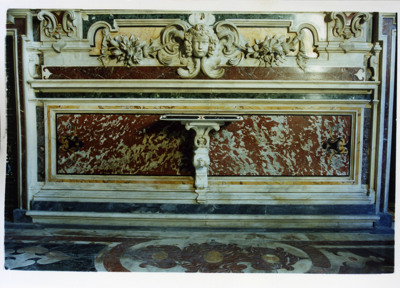 decorazione plastica, serie di Fanzago Cosimo (sec. XVII)